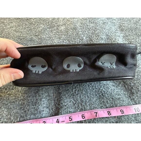 Sanrio Kuromi Black 9” Pencil Case Pouch Sanrio Make Up Storage Hello Kitty - Picture 9 of 10